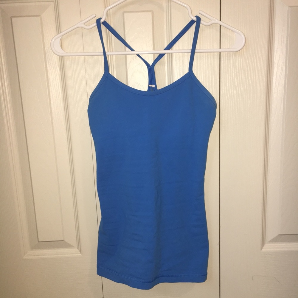 Lululemon Power-Y Blue Yoga top